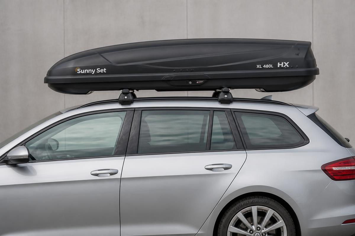 Strešný box Sunny Set XL 480 L HX čierny matný na prenájom v Brezne