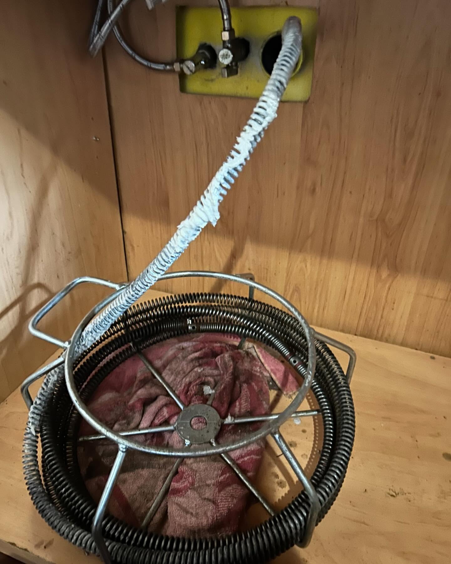 Špirálový bubon pripravený na krtkovanie stúpačky
